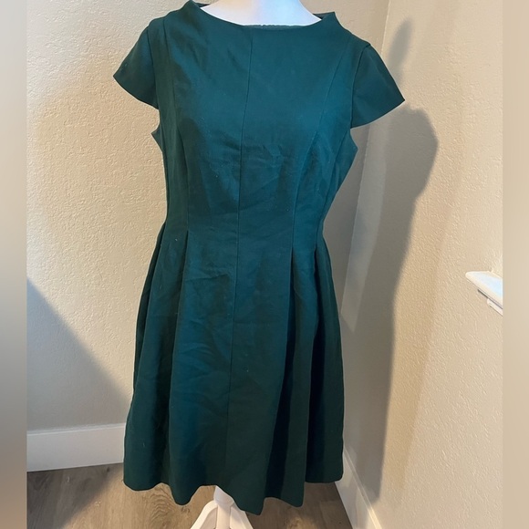 Gorgeous VINTAGE 1950s Green Dress - Picture 1 of 6